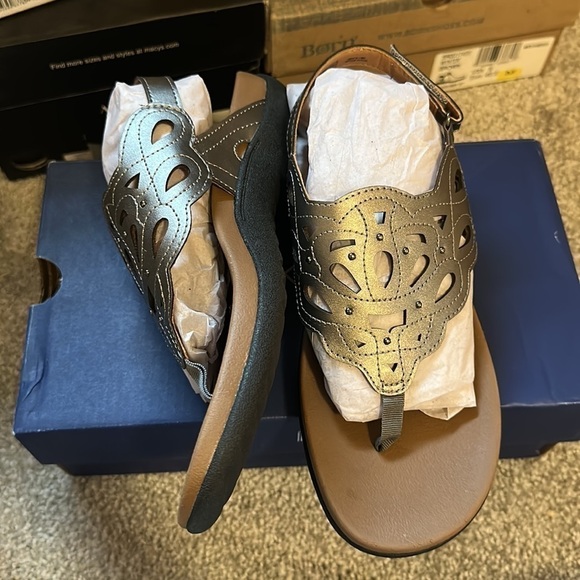 Rockport Ridge Sling Sandal silver 6.5 7 7.5 9.5 10 - Picture 6 of 7